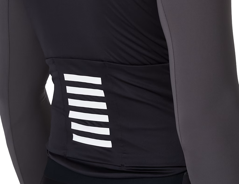 Rapha Pro Team Lightweight Long Sleeve Jersey in Dark Grey/Black-2