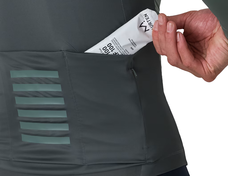 Rapha Pro Team Lightweight Long Sleeve Jersey in Balsam Green/Onyx-2