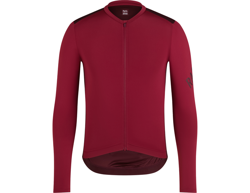 Balfes Bikes Rapha Pro Team Lightweight Long Sleeve Jersey in Burgundy Port | Free postage over £30, £10 off first order, price match & 0% finance.