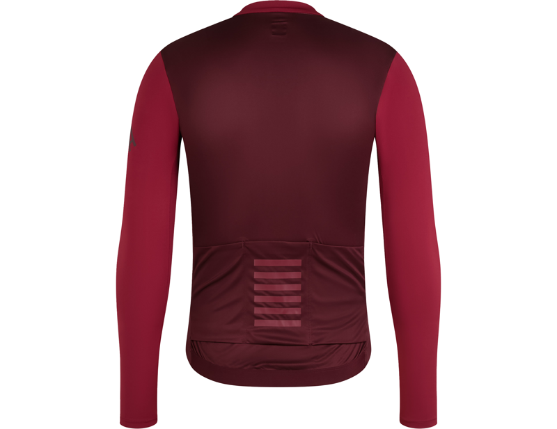 Rapha Pro Team Lightweight Long Sleeve Jersey in Burgundy Port-1