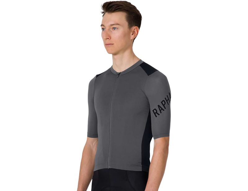 Rapha Pro Team Training Short Sleeve Jersey in Dark Grey/Black-3