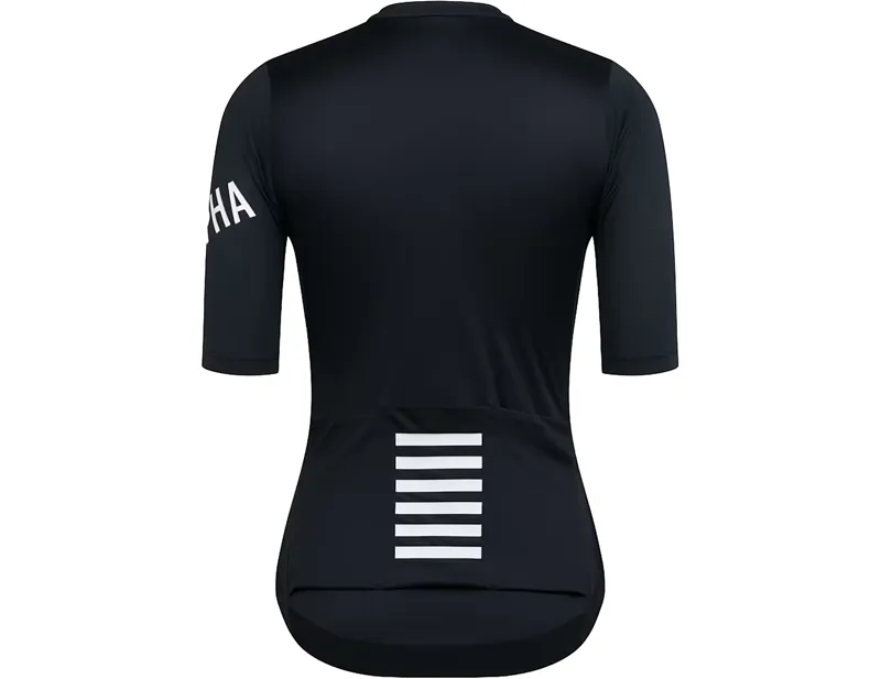 Rapha Women's Pro Team Training Short Sleeve Jersey in Black/Black-1