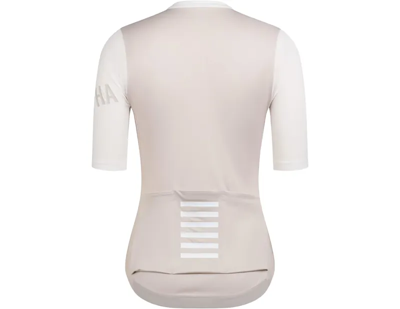 Rapha Women's Pro Team Training Short Sleeve Jersey in White Alyssum/Silver Gray-1