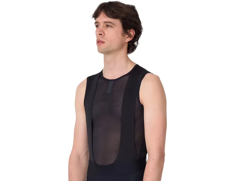 Rapha Sleeveless Lightweight Base Layer in Black/Black-2