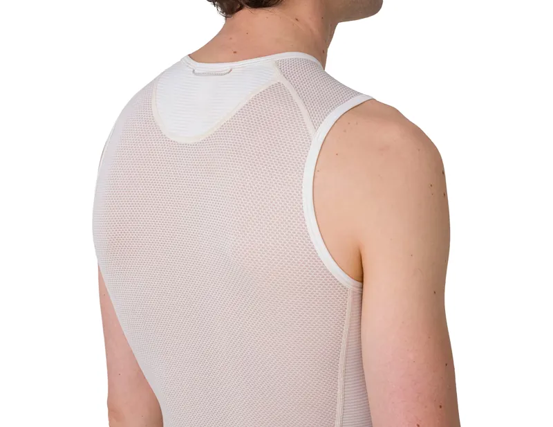 Rapha Sleeveless Lightweight Base Layer in White/White-2