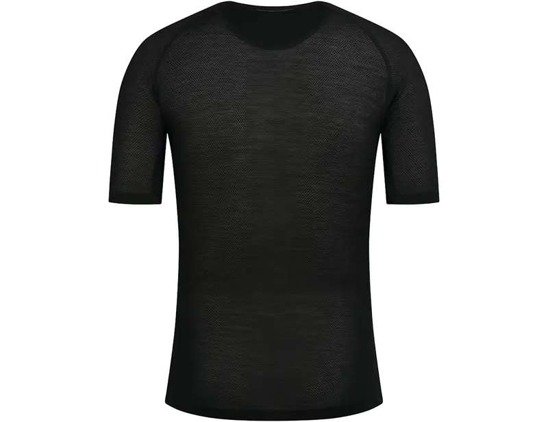 Rapha Merino Short Sleeve Lightweight Base Layer in Black-1