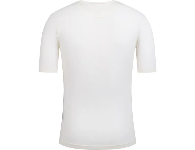 Rapha Merino Short Sleeve Lightweight Base Layer in Cream/White-1