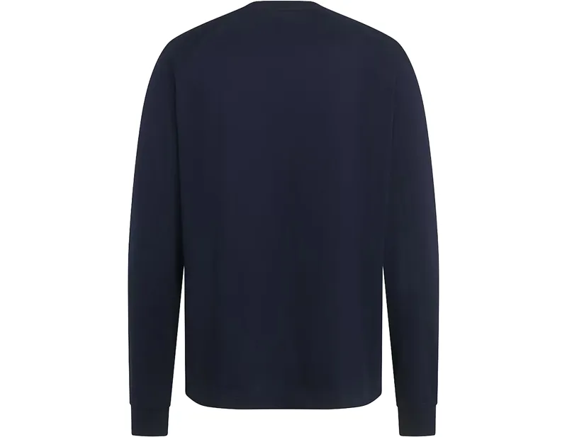 Rapha Long Sleeve Cotton T-Shirt in Dark Navy/Navy-1