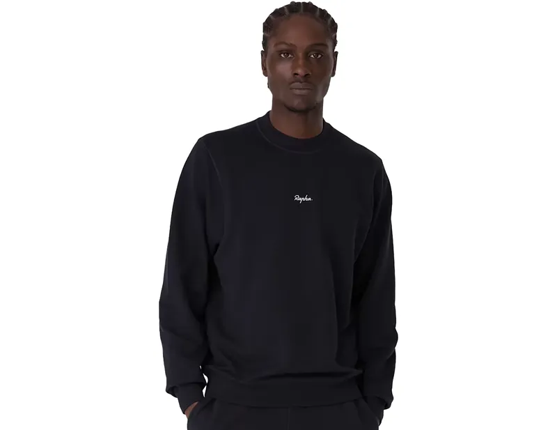 Rapha Cotton Sweatshirt in Black/White-2