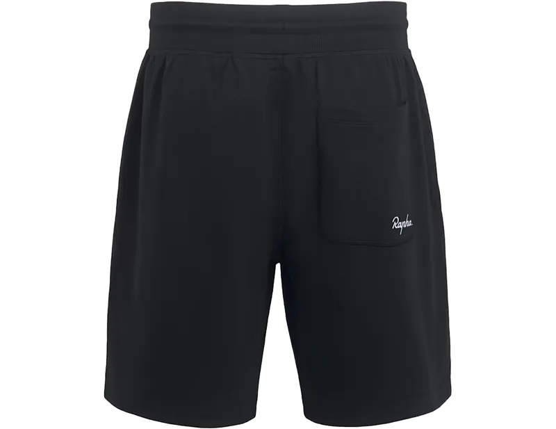 Rapha Cotton Sweatshort in Black/White-1