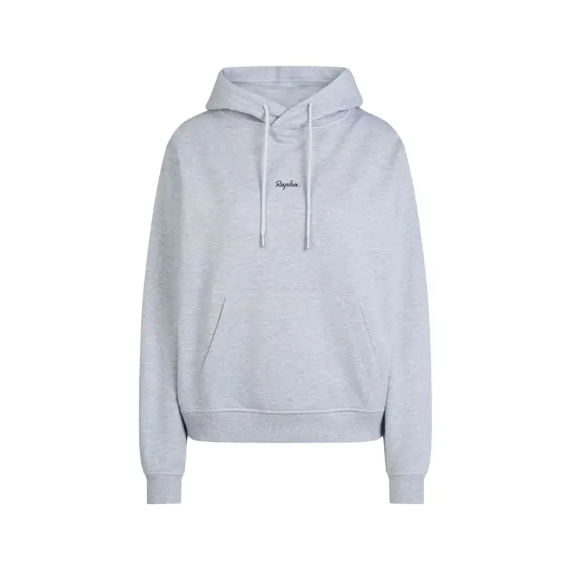 Balfes Bikes Rapha Women's Cotton Hoodie in Light Grey/Black | Free postage over £30, £10 off first order, price match & 0% finance.