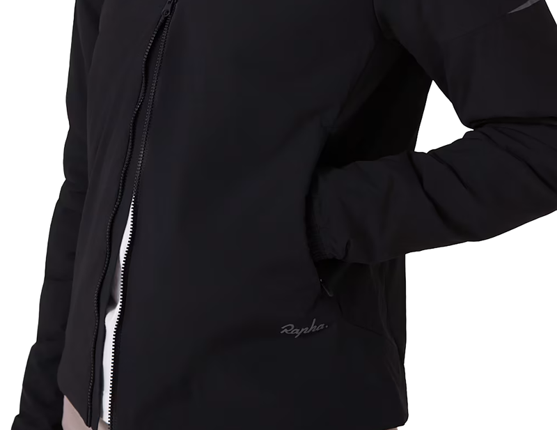 Rapha Women's Insulated Jacket in Black/Grey-4