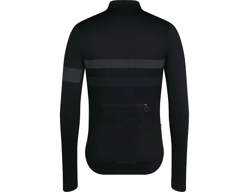 Rapha Brevet Long Sleeve Jersey in Black/Black-1