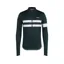 Rapha Brevet Long Sleeve Jersey in Forest Green/White