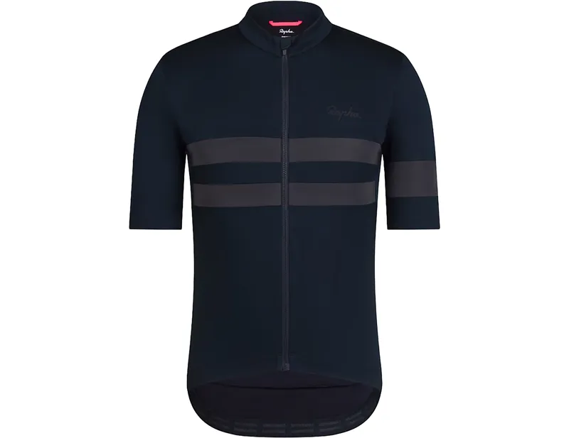 Rapha Brevet Short Sleeve Jersey in Black/Black
