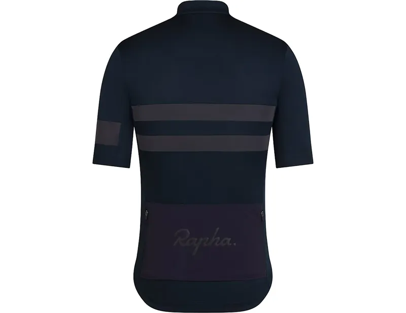 Rapha Brevet Short Sleeve Jersey in Black/Black-1