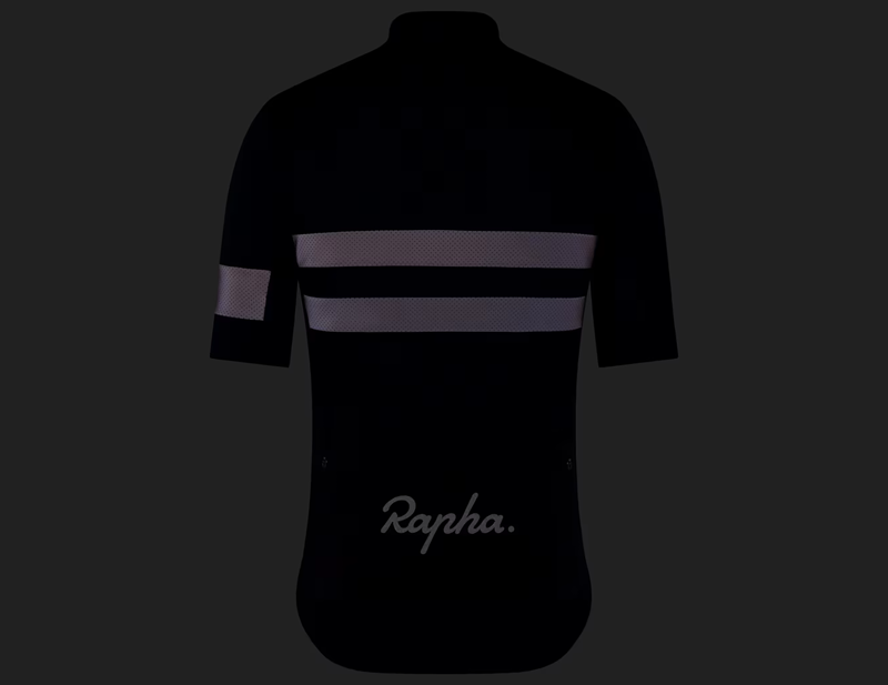 Rapha Brevet Short Sleeve Jersey in Black/Black-3