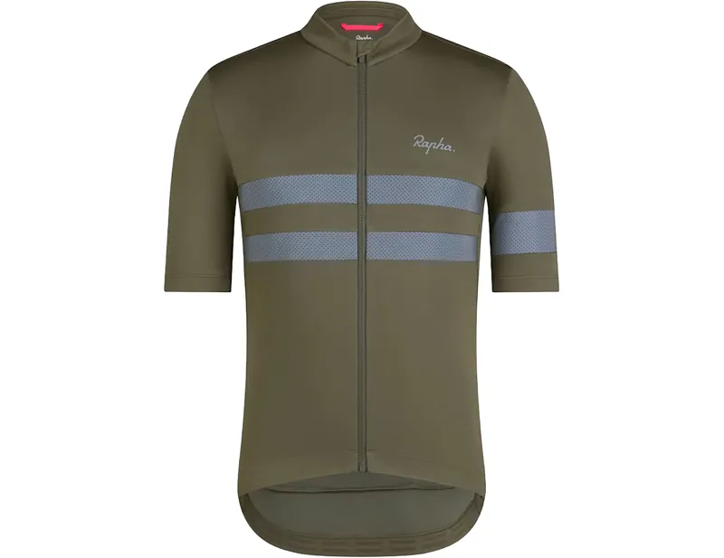 Rapha Brevet Short Sleeve Jersey in Kalamata/Reflective Silver