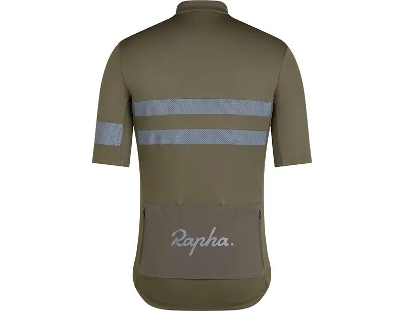 Rapha Brevet Short Sleeve Jersey in Kalamata/Reflective Silver-1