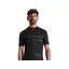 Rapha Men's Brevet Merino Short Sleeve Jersey III in Black/Black