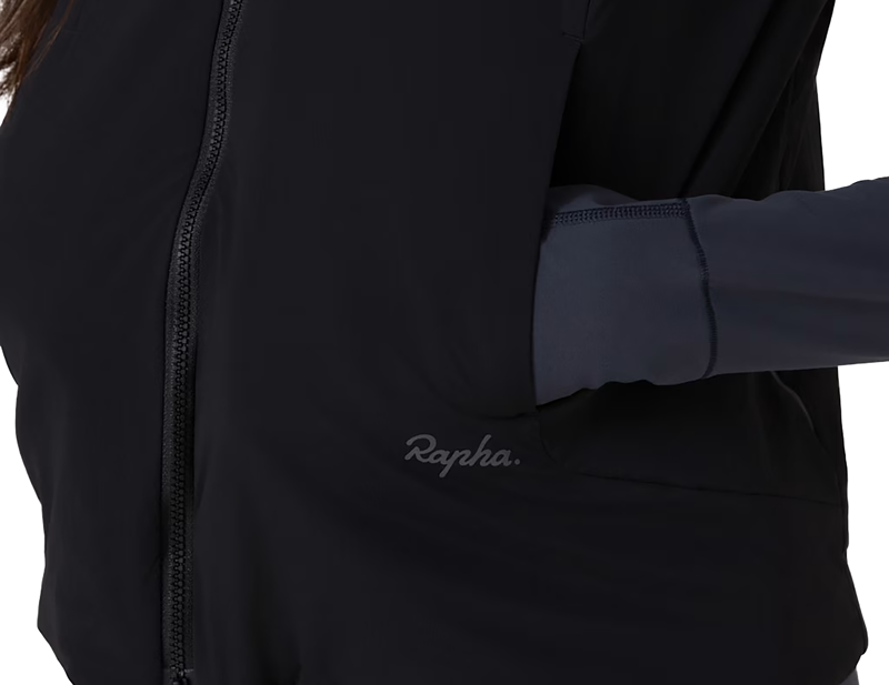 Rapha Women's Insulated Vest in Black/Grey-6