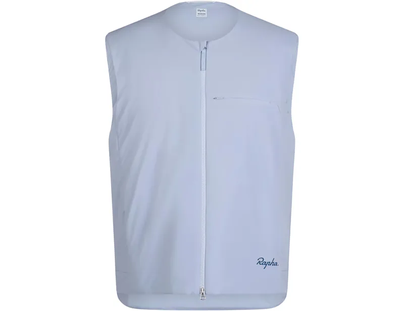 Rapha Insulated Vest in Arctic/Deep Blue