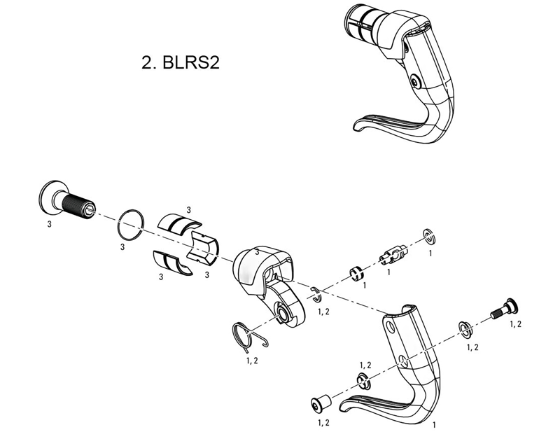 Balfes Bikes Sram Brake Lever Hardware Kit TT TT500/TT900 - Qty 1 | Free postage over £30, £10 off first order, price match & 0% finance.