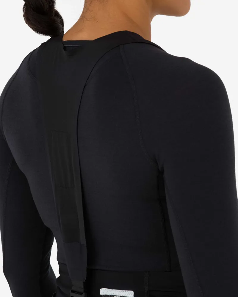 Rapha Women's Long Sleeve Merino Base Layer in Black-5
