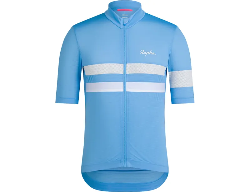 Rapha Brevet Lightweight Short Sleeve Jersey in Cornflower/White