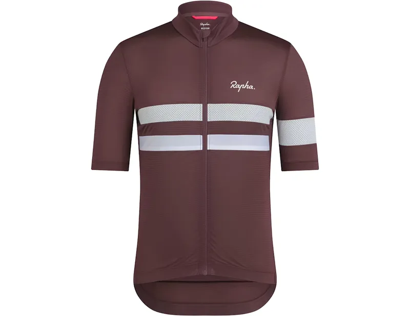 Rapha Brevet Lightweight Short Sleeve Jersey in Huckleberry/White