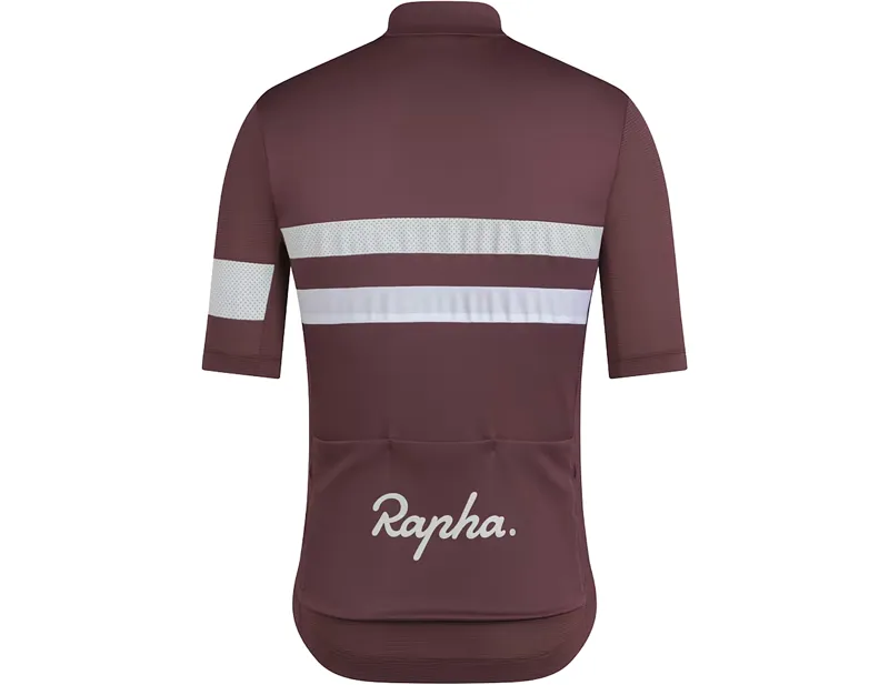 Rapha Brevet Lightweight Short Sleeve Jersey in Huckleberry/White-1