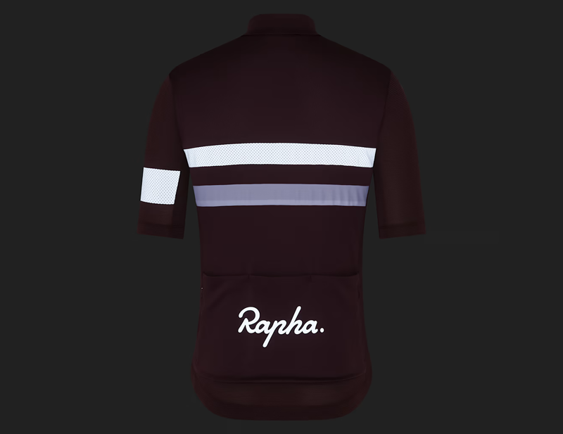 Rapha Brevet Lightweight Short Sleeve Jersey in Huckleberry/White-7