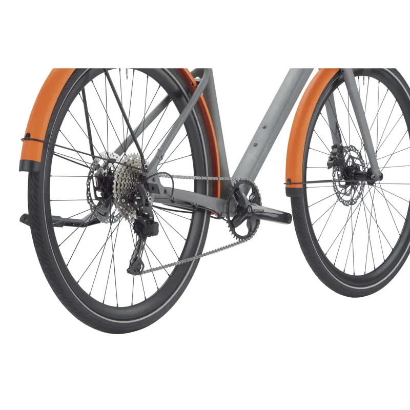 BMC 257 Urbanchallenge Al Four Deore Hybrid Bike 2023 in Powder Grey-3