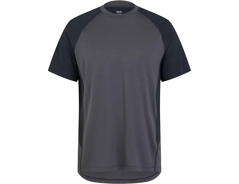 Balfes Bikes Rapha Explore Merino T-Shirt in Asphalt/Vulcan | Free postage over £30, £10 off first order, price match & 0% finance.