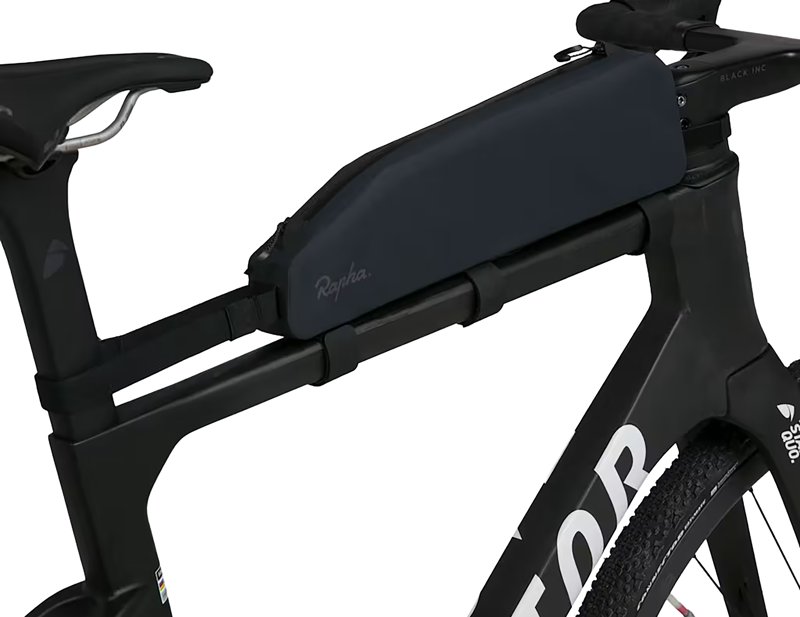 Rapha Explore Long Top Tube Bag in Vulcan/Asphalt-2