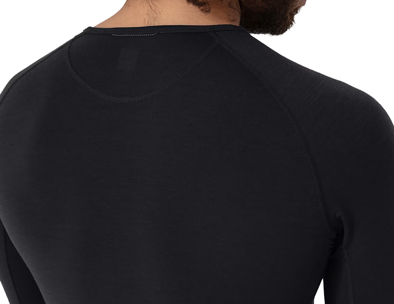 Rapha Long Sleeve Merino Base Layer in Black-2
