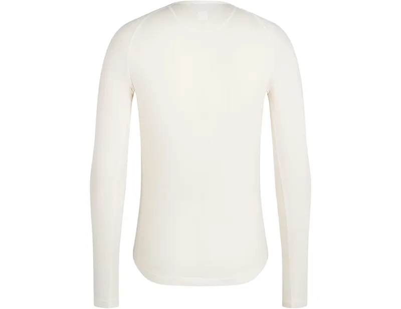 Rapha Long Sleeve Merino Base Layer in Cream/White-1