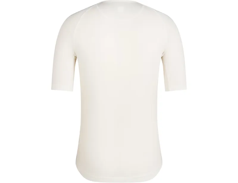 Rapha Short Sleeve Merino Base Layer in Cream/White-1