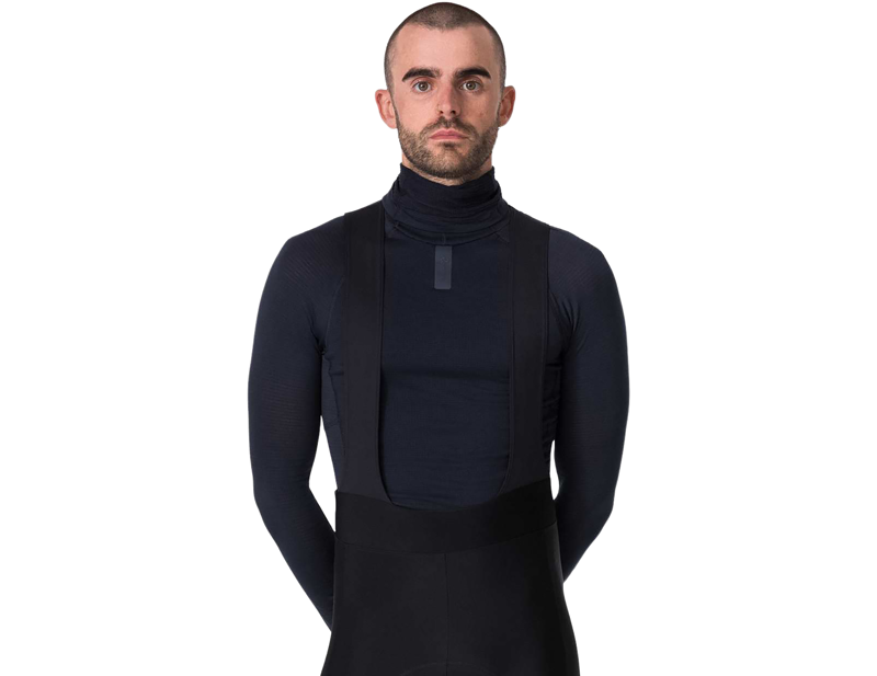 Rapha Men's Long Sleeve Thermal Base Layer in Black/Black-2