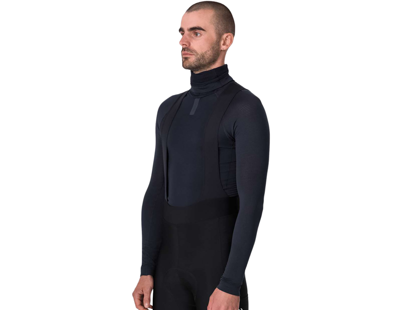 Rapha Men's Long Sleeve Thermal Base Layer in Black/Black-3