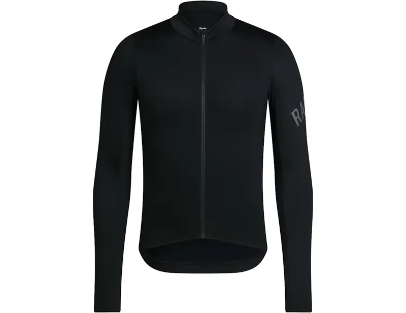 Rapha Pro Team Midweight Long Sleeve Jersey in Black/White