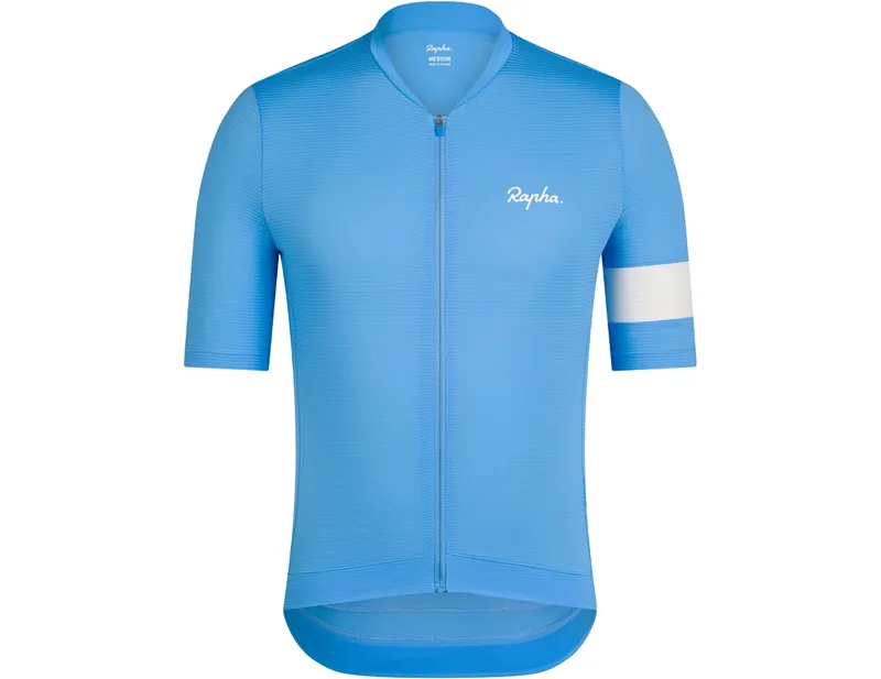 Rapha Core Lightweight Short Sleeve Jersey in All Aboard/White Alyssum