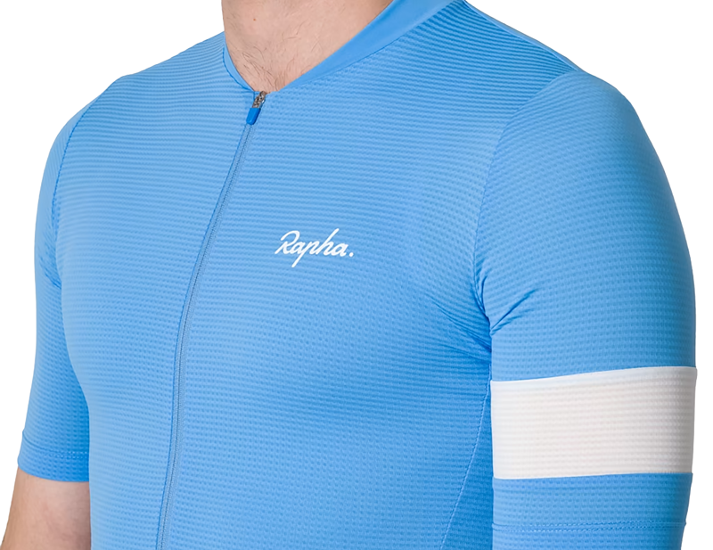 Rapha Core Lightweight Short Sleeve Jersey in All Aboard/White Alyssum-2