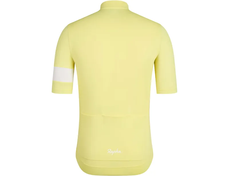 Rapha Core Lightweight Short Sleeve Jersey in Citron/White Alyssum-1