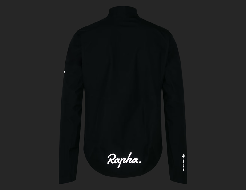 Rapha Gore-Tex Rain Jacket in Black/Silver-6
