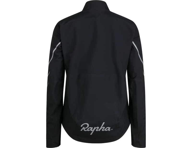 Rapha Women's Gore-Tex Rain Jacket in Black/Silver-1