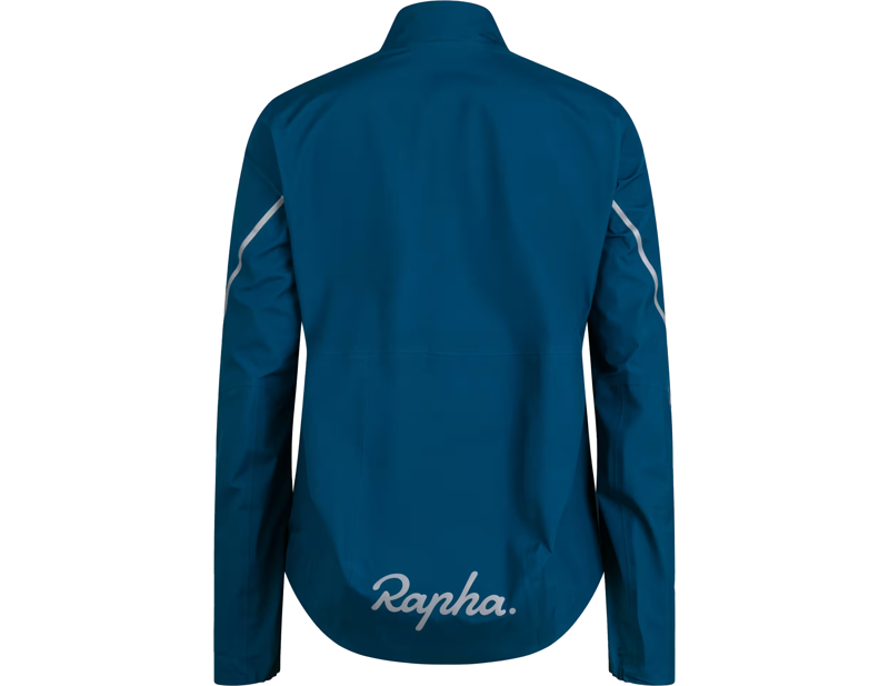 Rapha Women's Gore-Tex Rain Jacket in Jewelled Blue/Silver Reflective-1