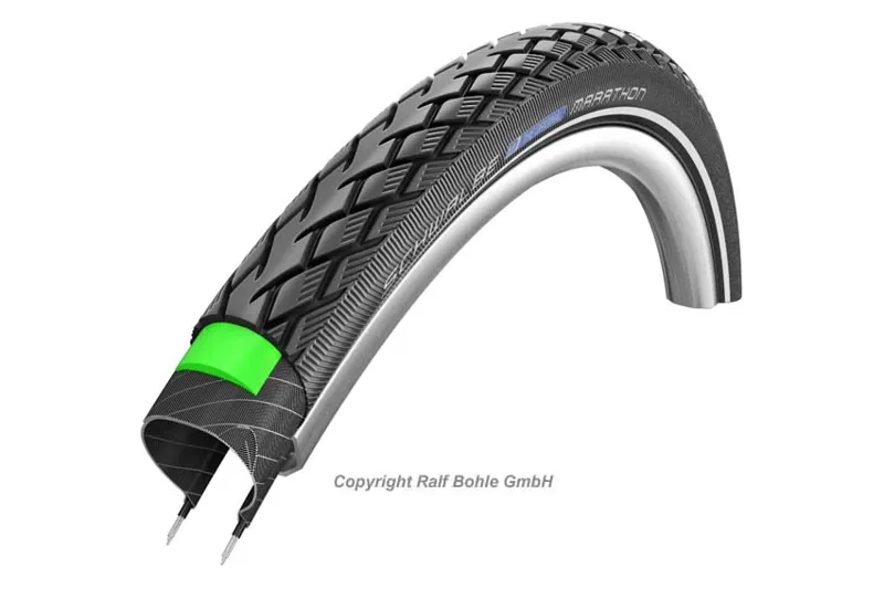 Schwalbe 26 X 1 3/8 Marathon Wired Performance Line Tyre