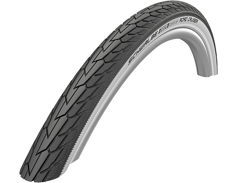 Balfes Bikes Schwalbe 27 X 1 1/4 Road Cruiser Wired Tyre in Black/Silver | Free postage over £30, £10 off first order, price match & 0% finance.