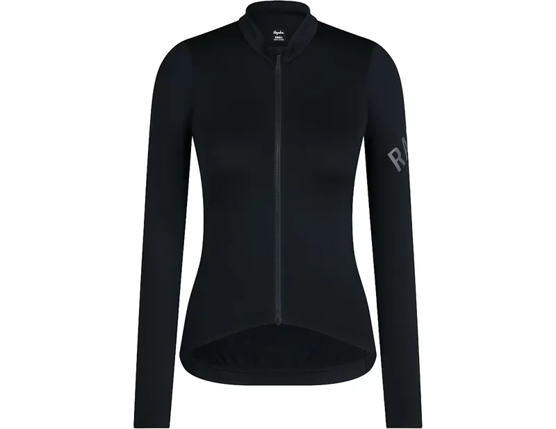 Balfes Bikes Rapha Women's Pro Team Long Sleeve Midweight Jersey in Black/Grey | Free postage over £30, £10 off first order, price match & 0% finance.